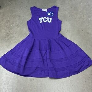 TCU Kids Casual Purple Dress